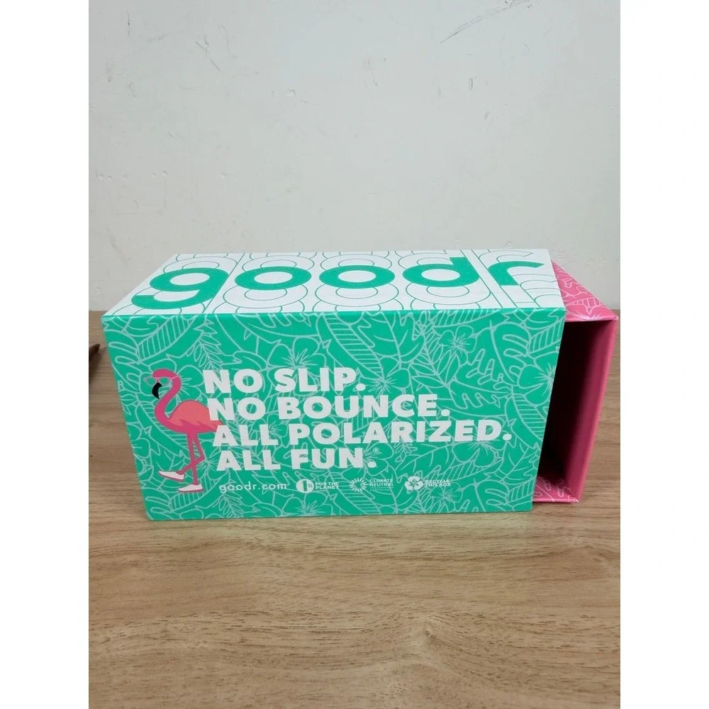 Goodr Wrap Gs Eats Gravel for Breakfast Sunglasses Gravel Worlds Collab Cycling